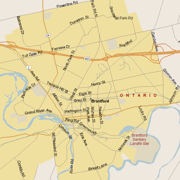 plan de Brantford