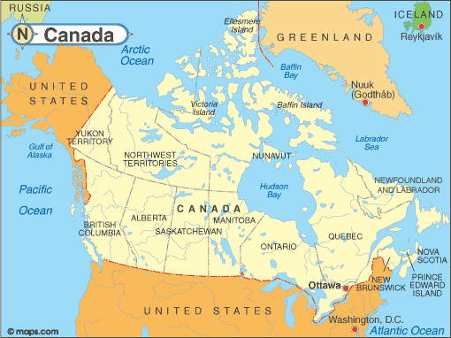 canada carte