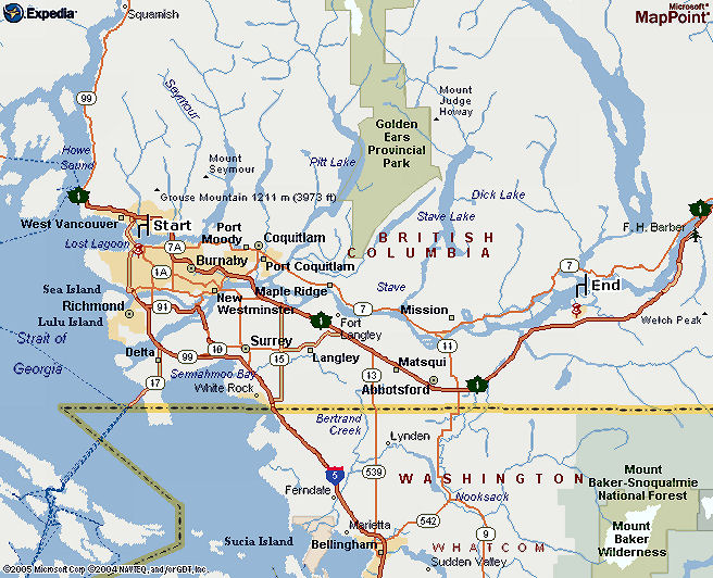 plan de Chilliwack vancouver