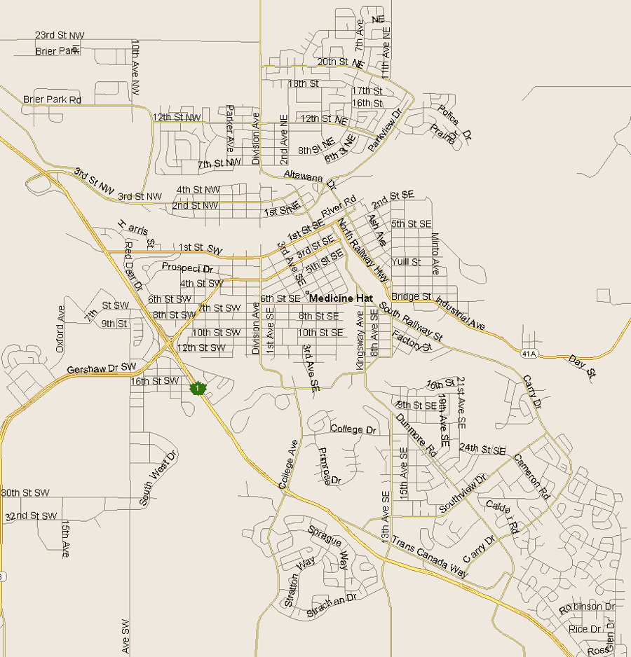 plan de Medicine Hat