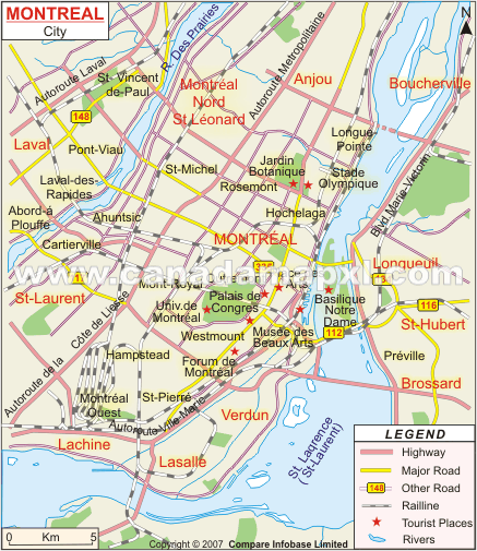 montreal ville plan