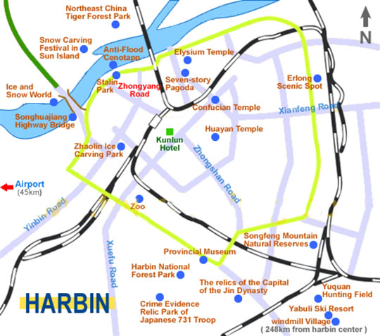 harbin plan chine