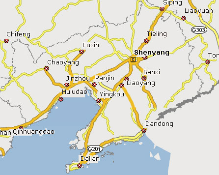 shenyang itineraire plan