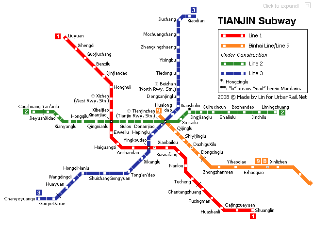 tianjin suubway plan