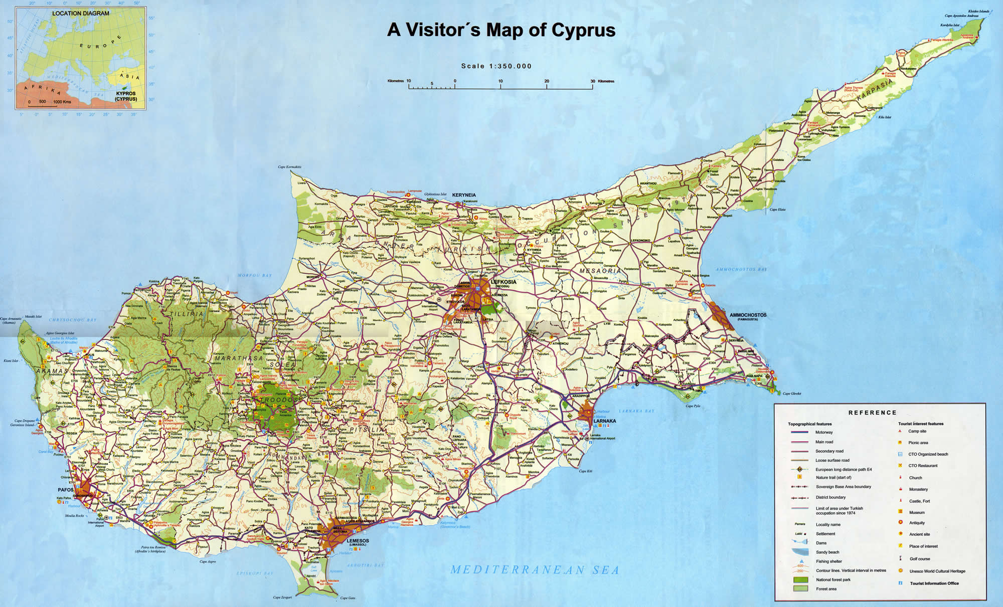 chypre carte