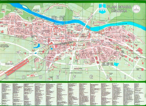 Osijek ville plan