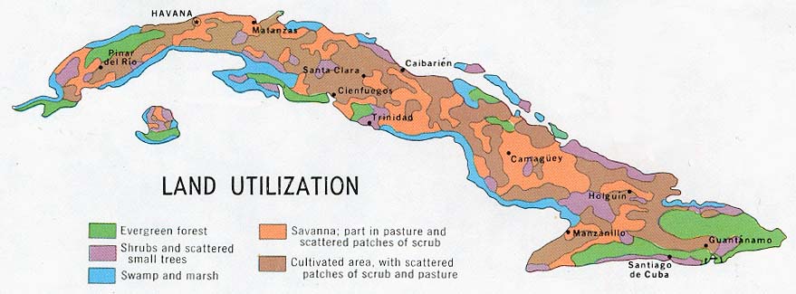 cuba land carte