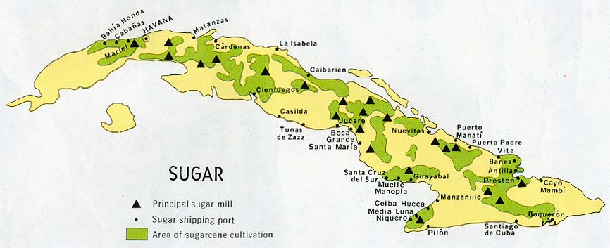 cuba sugar carte