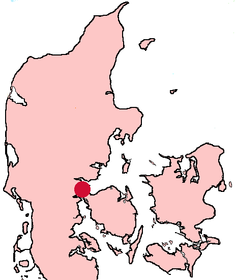 Fredericia danemark location plan