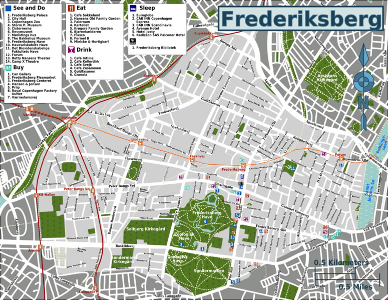 Frederiksberg street plan