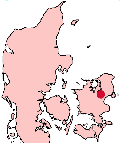 Roskilde danemark location plan