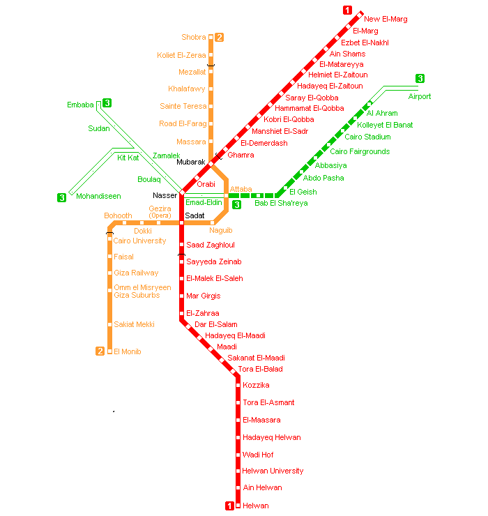 al qahirah metro plan