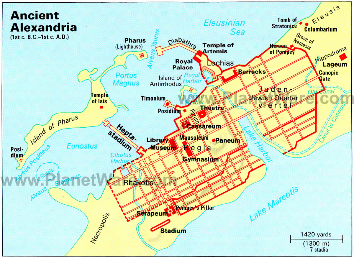 antique alexandria plan