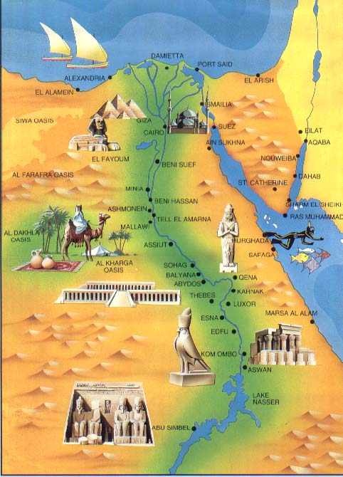 cartes du egypte