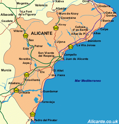 Alicante province plan