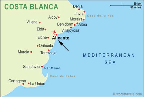 Alicante regions plan