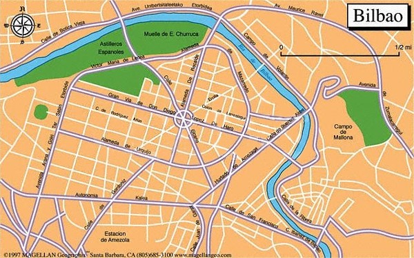 Bilbao centre plan