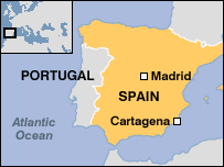 espagne Cartagena plan