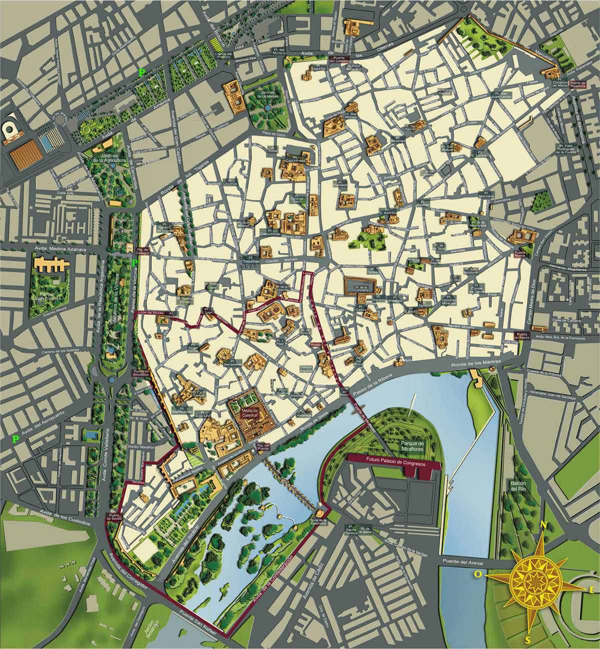 Cordoba centre plan