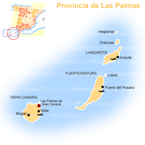 espagne Las Palmas plan