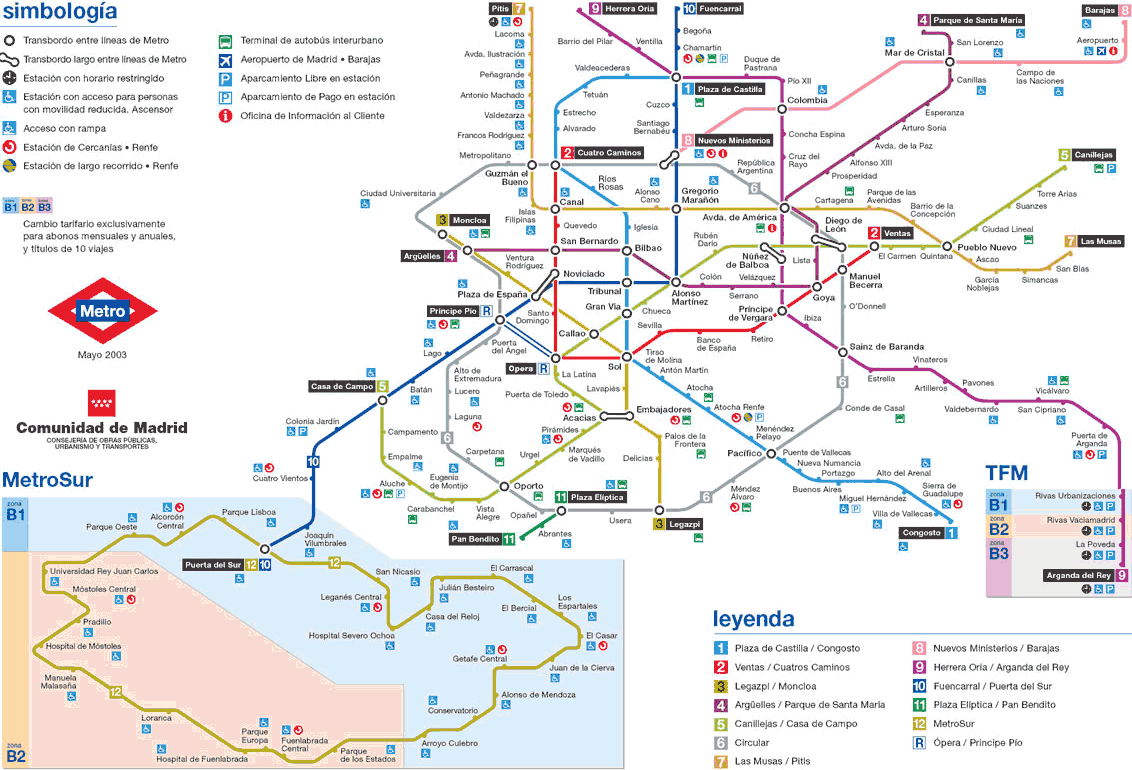 madrid metro plan