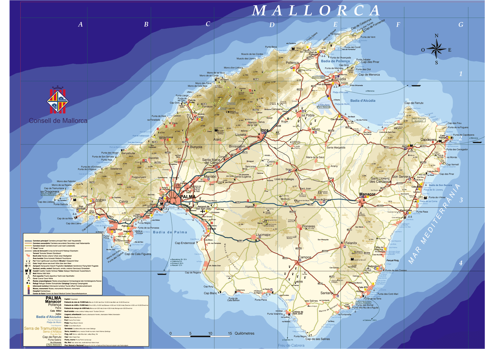 Mallorca itineraire plan