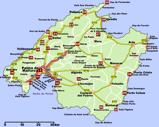 palma de Mallorca plan