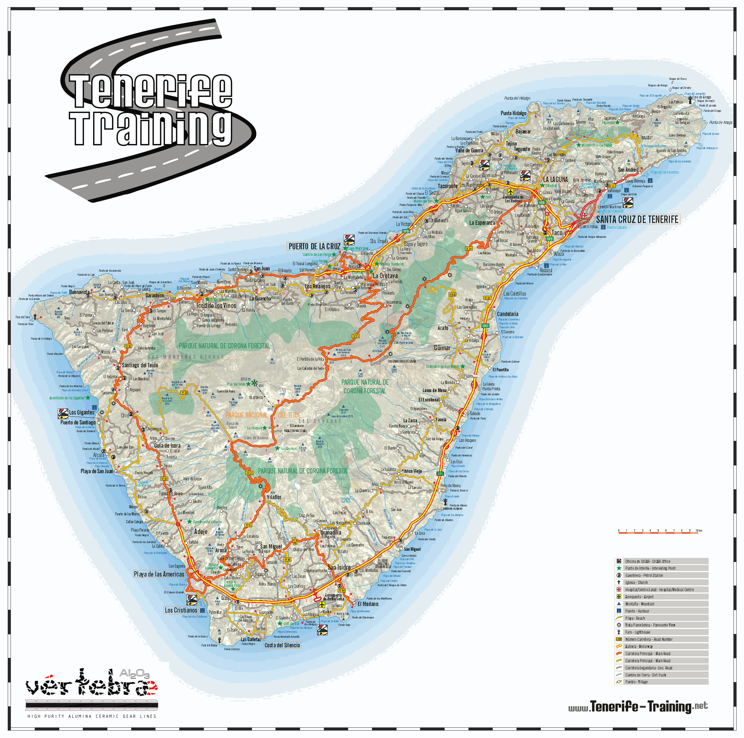Tenerife itineraire plan