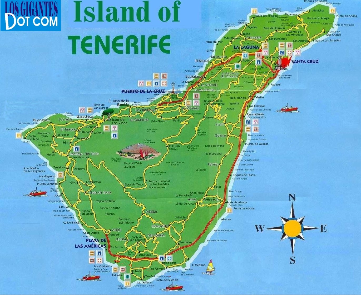 island du Tenerife plan