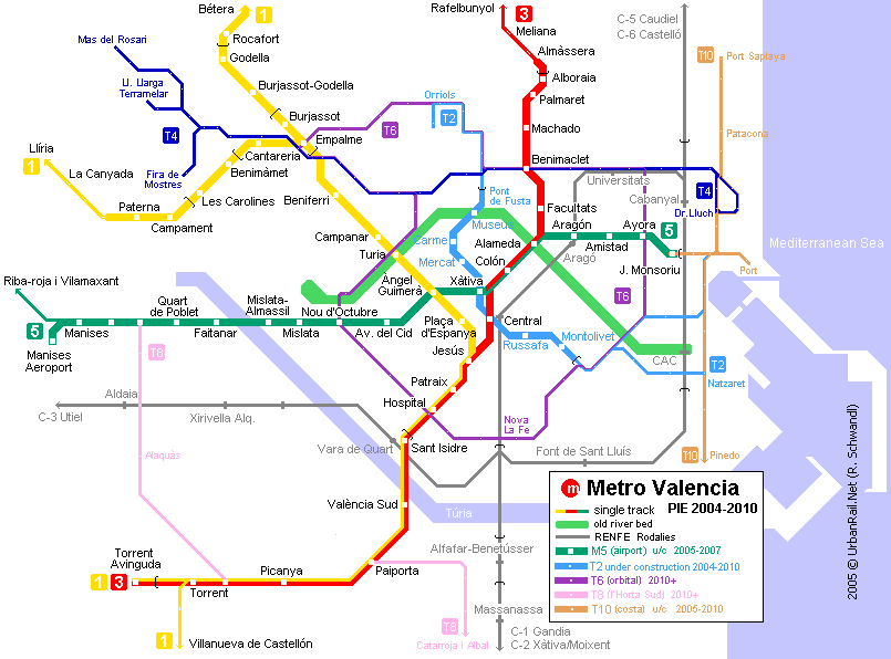 Valencia subway plan