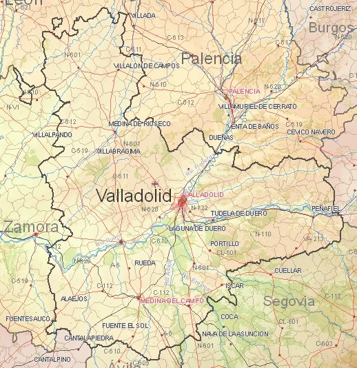 Valladolid regions plan
