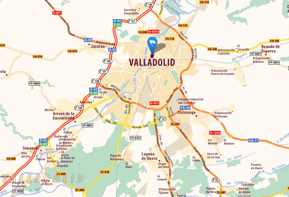 espagne Valladolid plan