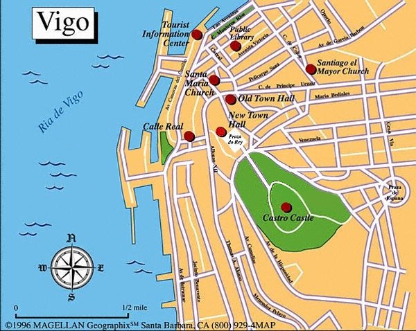 Vigo centre plan