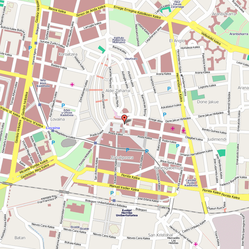 Vitoria Gasteiz centre plan