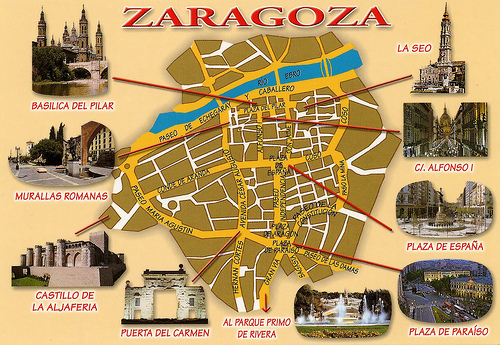 Zaragoza touristique plan