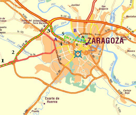 Zaragoza surround plan