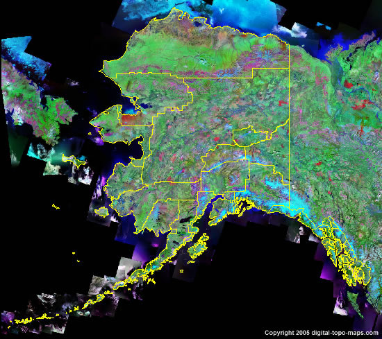 alaska satellite images