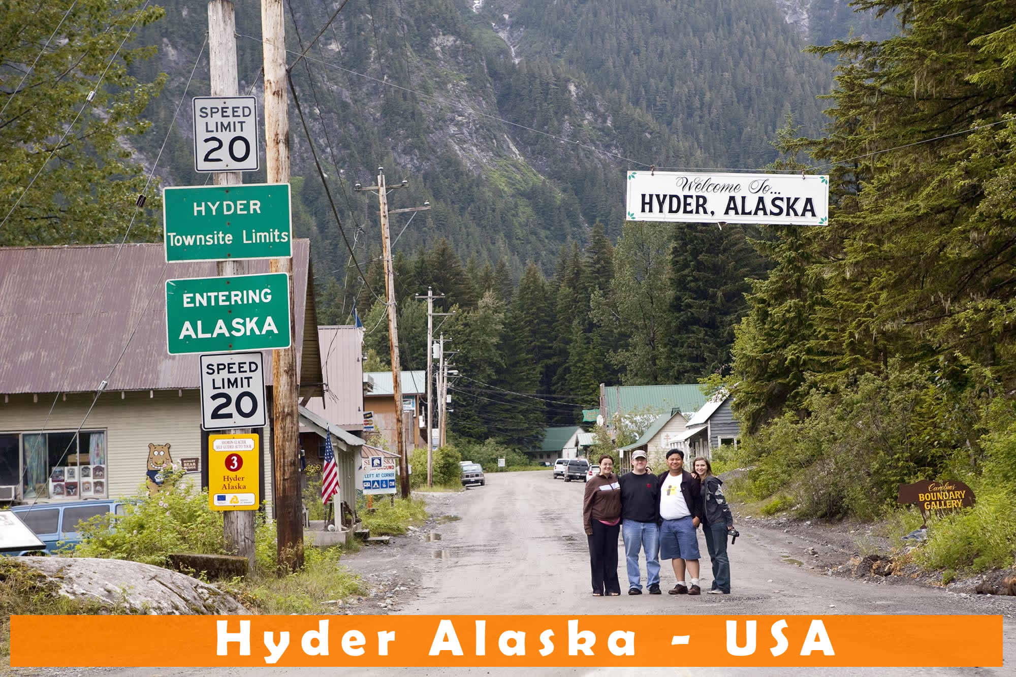 Hyder Alaska Carte et Image Satellite