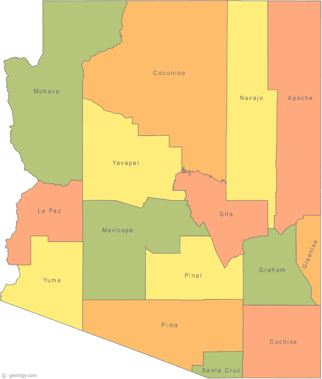 arizona comte carte