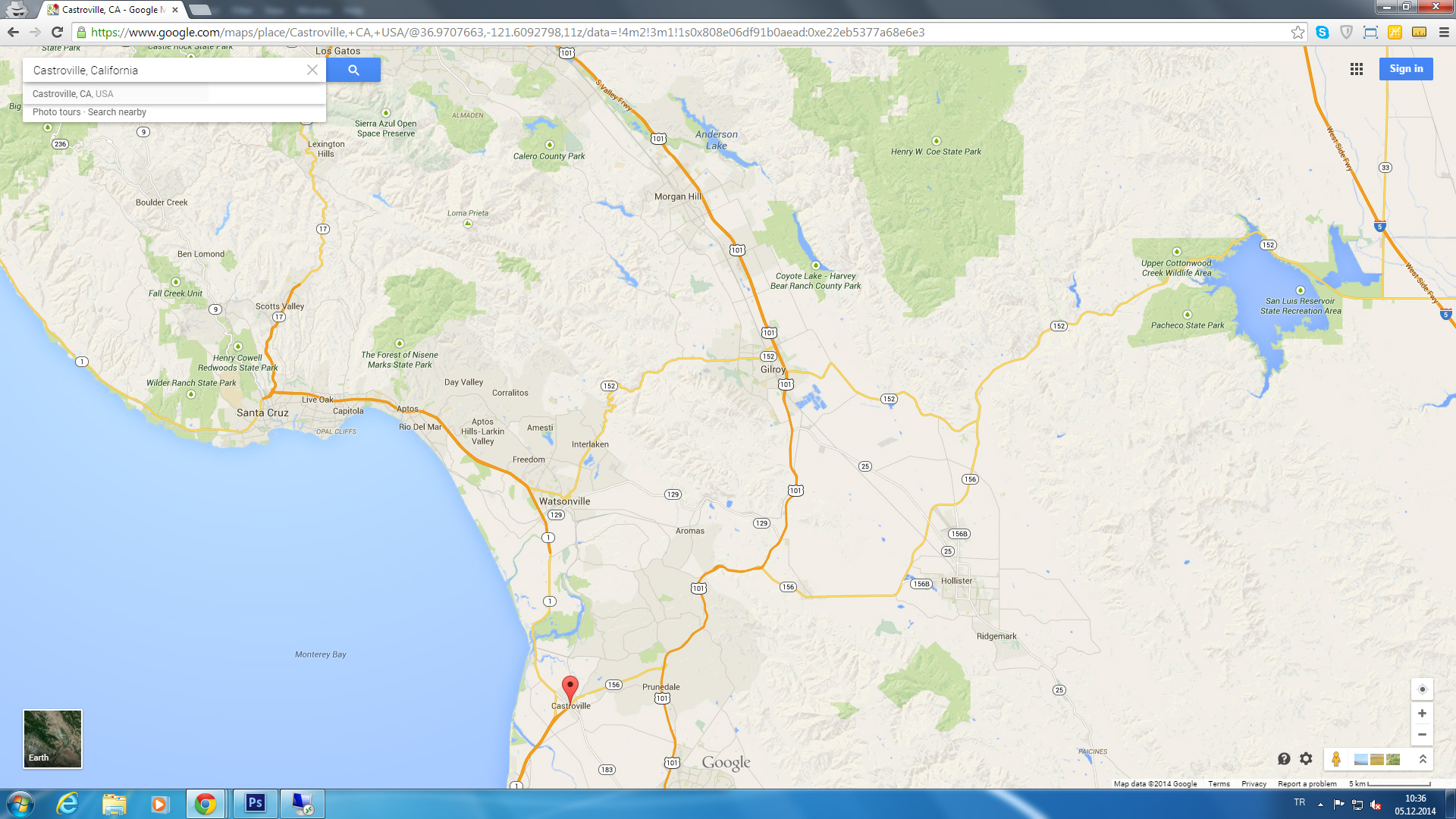 castroville carte californie eu