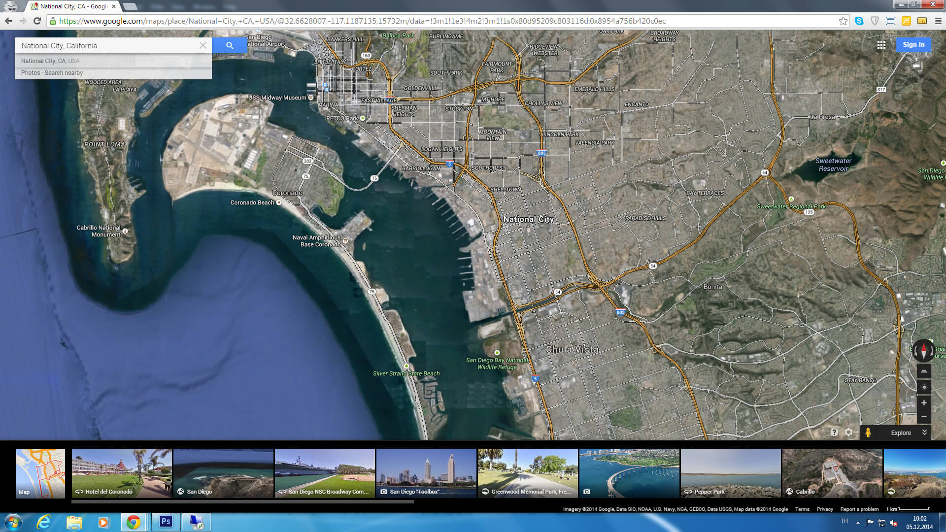 national ville carte californie eu satellite