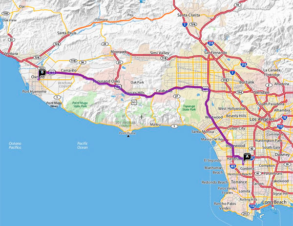 route plan de oxnard