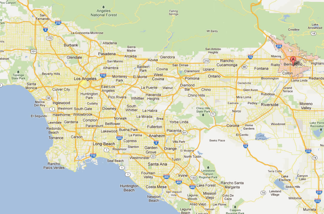 san bernardino carte los angeles