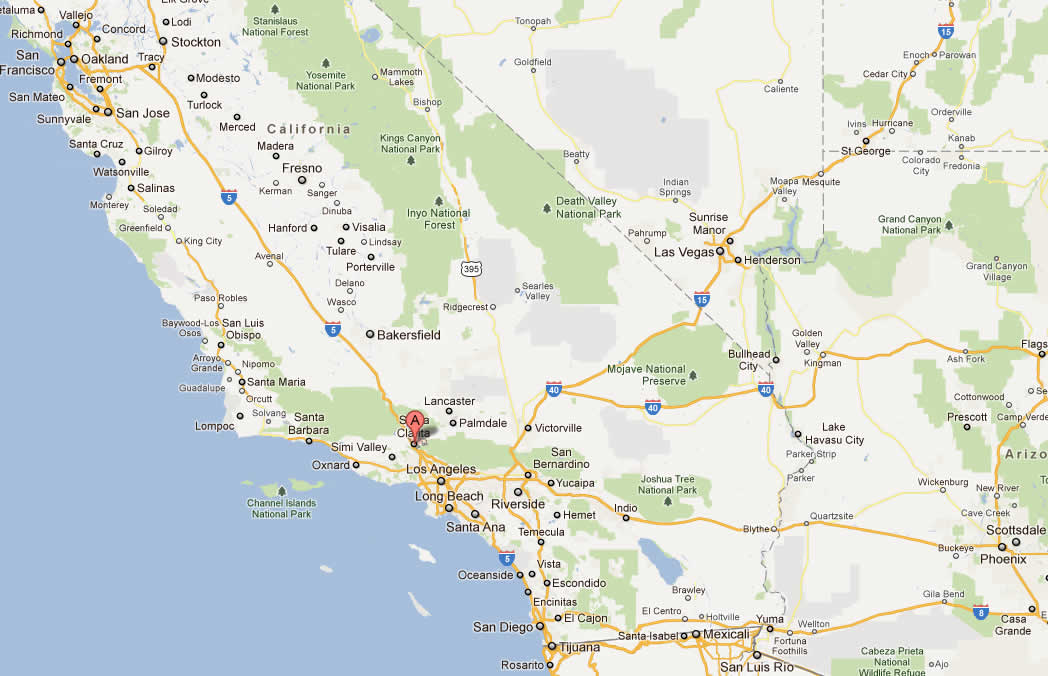 santa clarita carte californie