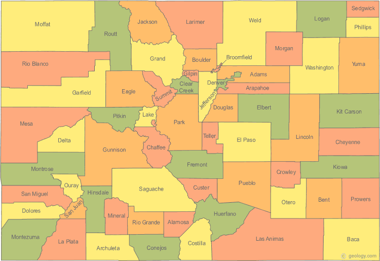 carte du colorado