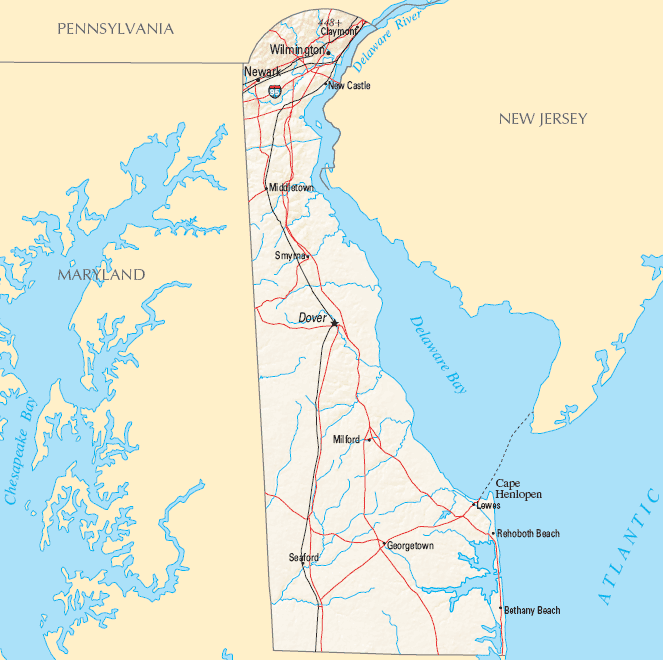 delaware reference carte