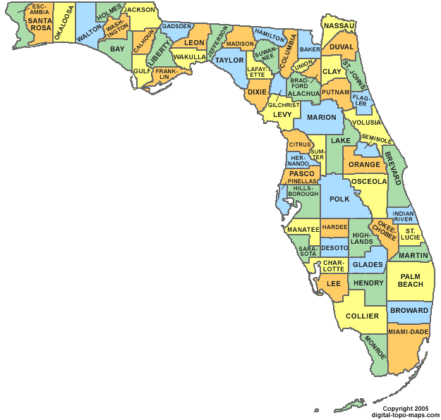 florida comte carte