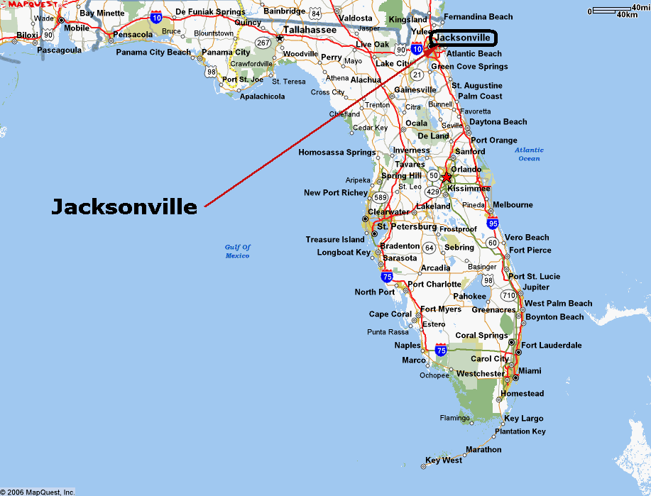 jacksonville florida carte