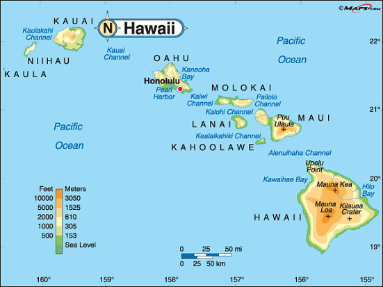 hawaii Iles carte
