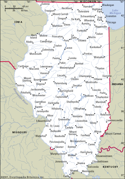 carte du illinois